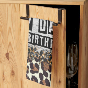 Paño De Cocina Impresión de leopardo para la fiesta de cumpleaños