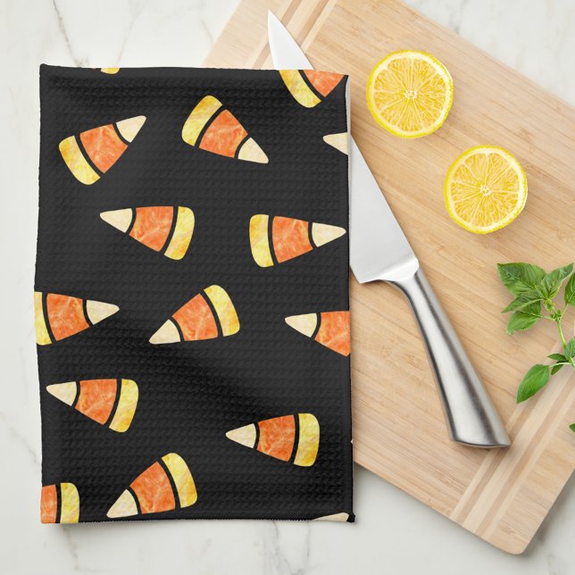 Paño De Cocina Impresión de maíz de dulce de Halloween (Subido por el creador)