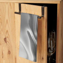 Paño De Cocina Impresión Digital Plata Líquida