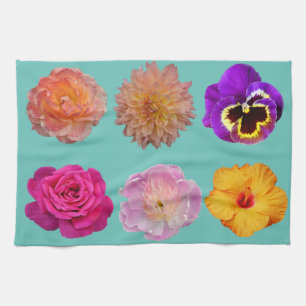 Paño De Cocina Impresión floral colorida