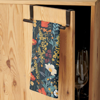 Paño De Cocina Impresión floral de primavera bohemia