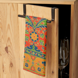 Paño De Cocina Impresión floral persa decorativa