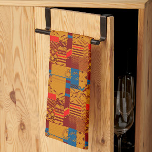 Paño De Cocina Impresión geométrica afrocentrista