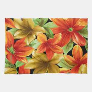 Paño De Cocina Impresión tropical