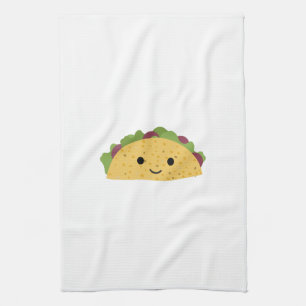 Paño De Cocina Impresionante Personalizado lindo Kawaii Sonriente
