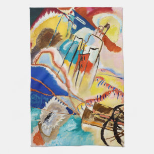 Paño De Cocina Improvisación 30 (Cañones) de Wassily Kandinsky