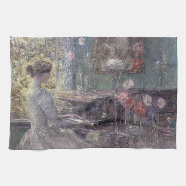 Paño De Cocina Improvisación de Frederick Childe Hassam (Horizontal)