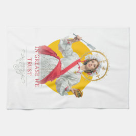 Paño De Cocina In Grease We Trust. Saint of the Kitchen 