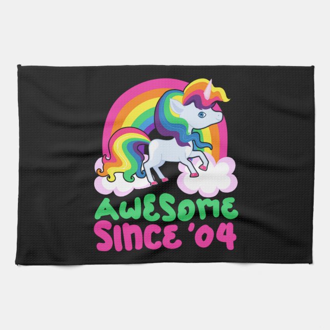 Paño De Cocina Increíble Desde 2004 Unicornio  (Horizontal)
