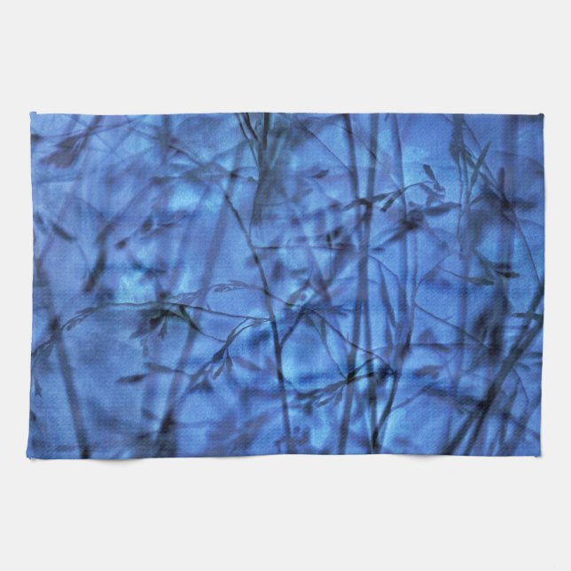 Paño De Cocina Indigo Plantscape (Horizontal)