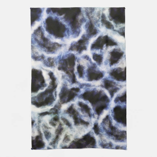 Paño De Cocina índigo reciclado shibori : (Vertical)