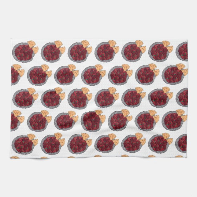 Paño De Cocina Indio alimentario británico se lleva pollo Tikka M (Horizontal)