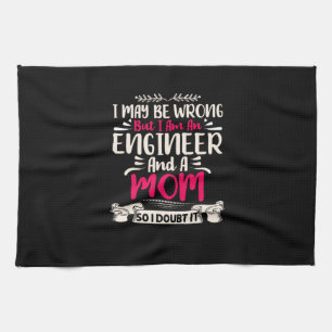 Paño De Cocina Ingeniero Soy Ingeniero Y Mamá