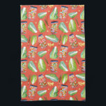 Paño De Cocina Ingredientes de Kimchi Fermentación por Picante<br><div class="desc">Echa un vistazo a este super fresco y divertido patrón de fermentación. Ingredientes de kimchi vuelan sobre esta linda toalla de cocina. ¡La mano pintada de acuarela por mí para ti! ¡Y asegúrate de revisar mi tienda para ver más productos y diseños! Y por supuesto, ponte en contacto si quieres...</div>