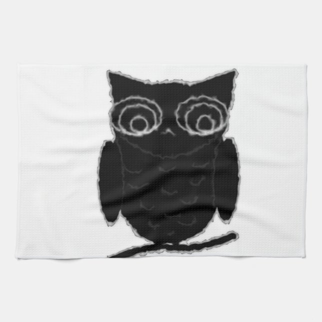 Paño De Cocina Inkblot Owl (Horizontal)