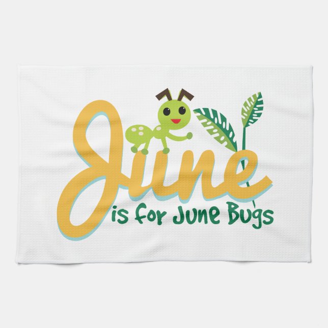 Paño De Cocina Insecto de junio (Horizontal)