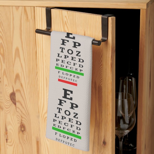 Paño De Cocina Insignia    de gráfico ocularMagnet (Pliegue de tercios)