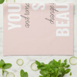 Paño De Cocina Inspiración, Eres Tan Hermosa Cita Positiva<br><div class="desc">Inspiración,  Eres Tan Hermosa Cita Positiva</div>