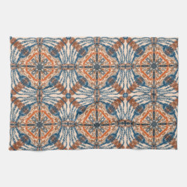 Paño De Cocina Inspiración turca: Armada texturizada y Terracota