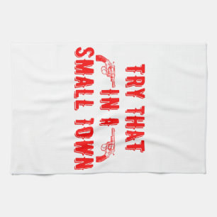 Paño De Cocina Intentar Eso En Una Ciudad Pequeña