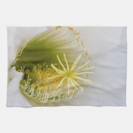 Paño De Cocina Interior de un cactus blanco en flor