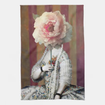 Intriga floral Máscara de Peonía Rosa