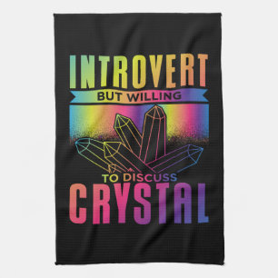 Paño De Cocina Introvertido pero dispuesto a discutir el cristal