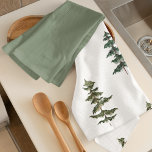 Paño De Cocina Invierno de moda | Patrón de árbol de Navidad<br><div class="desc">Invierno de moda | Patrón de árbol de Navidad</div>