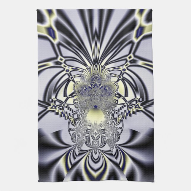 Paño De Cocina Iris morado (Vertical)