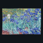 Paño De Cocina Irises Vincent van Gogh<br><div class="desc">Irises (1889) Vincent van Gogh. Un bonito paisaje veraniego. En un jardín verde florecen los iris azules en un lecho de flores. Reproducción de obras famosas de imágenes artísticas de dominio público.</div>