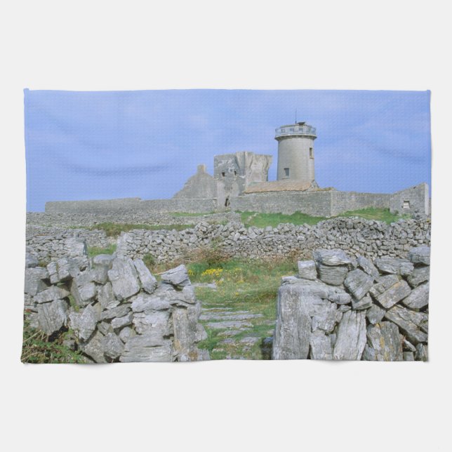 Paño De Cocina Irlanda, Inishmore, Isla Aran, Fuerte Dun Aengus (Horizontal)