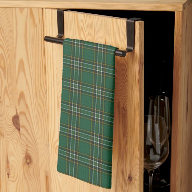 Paño De Cocina Irlandés National Original Scottish Tartán (Pliegue de tercios)