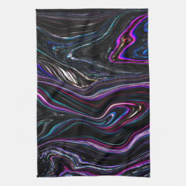 Paño De Cocina Irregular curves with color suffocated by the dark