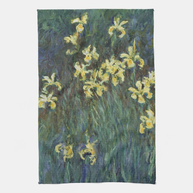Paño De Cocina Irritos amarillos de Claude Monet, Bella Artes de  (Vertical)