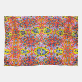 Paño De Cocina Isla anaranjada 2 de la estrella