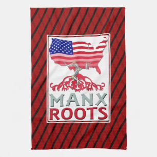 Paño De Cocina Isla de Man Manx American