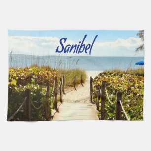 Paño De Cocina Isla Sanibel Florida Beach Ocean