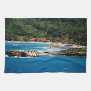 Paño De Cocina Isla Tranquila Paraíso Labadee Haití