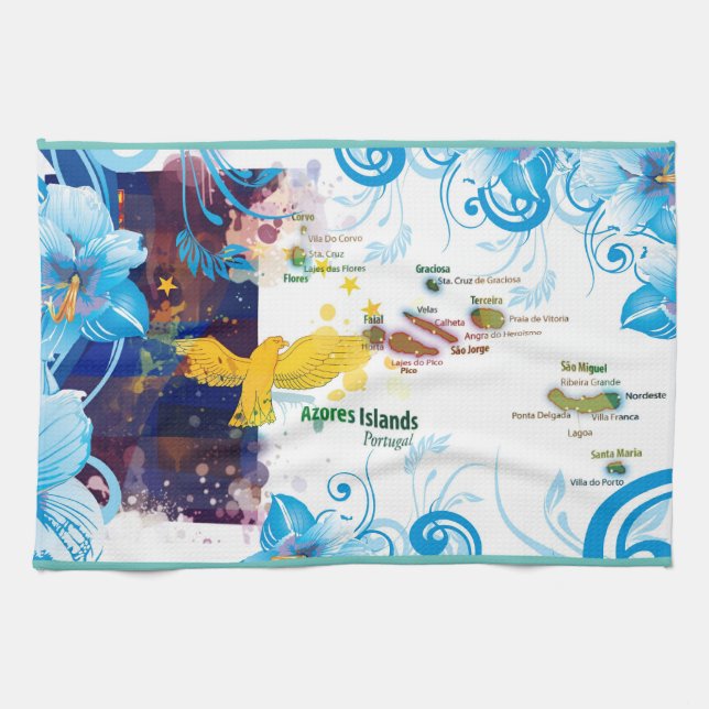 Paño De Cocina Islas Azores, Portugal (Horizontal)