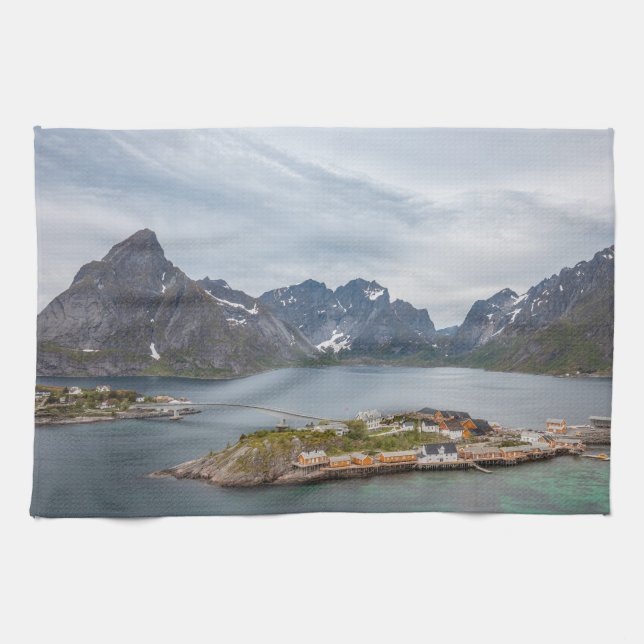 Paño De Cocina Islas Lofoten Noruega (Horizontal)