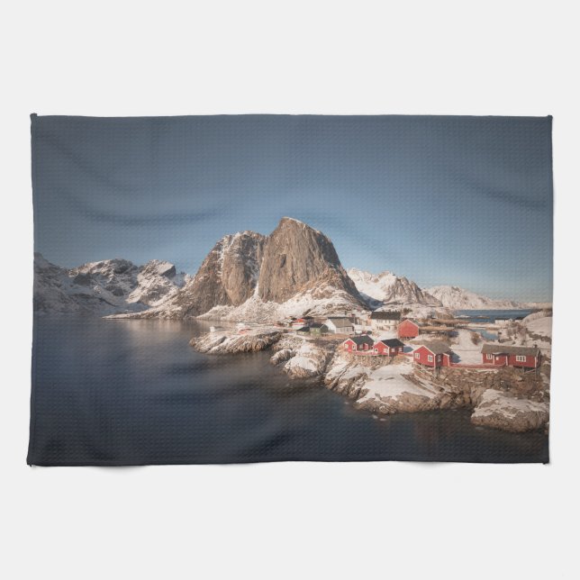 Paño De Cocina Islas Lofoten Noruega (Horizontal)