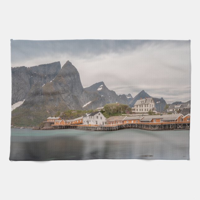 Paño De Cocina Islas Lofoten Noruega (Horizontal)