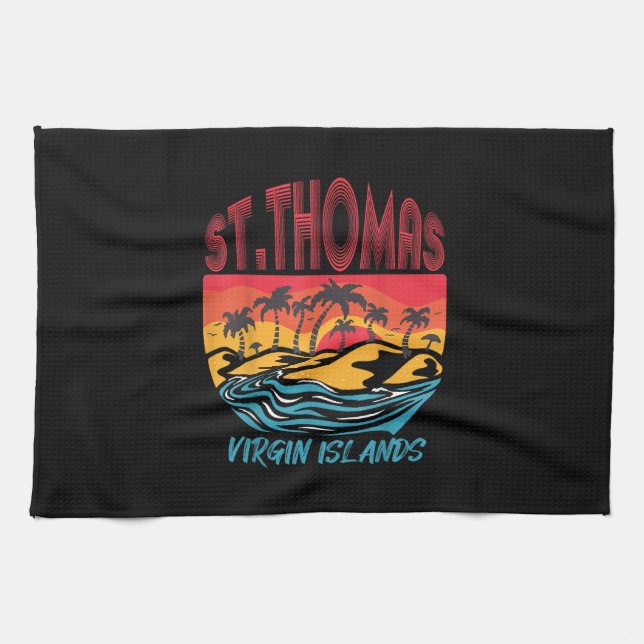 Paño De Cocina Islas Vírgenes de Santo Tomás (Horizontal)
