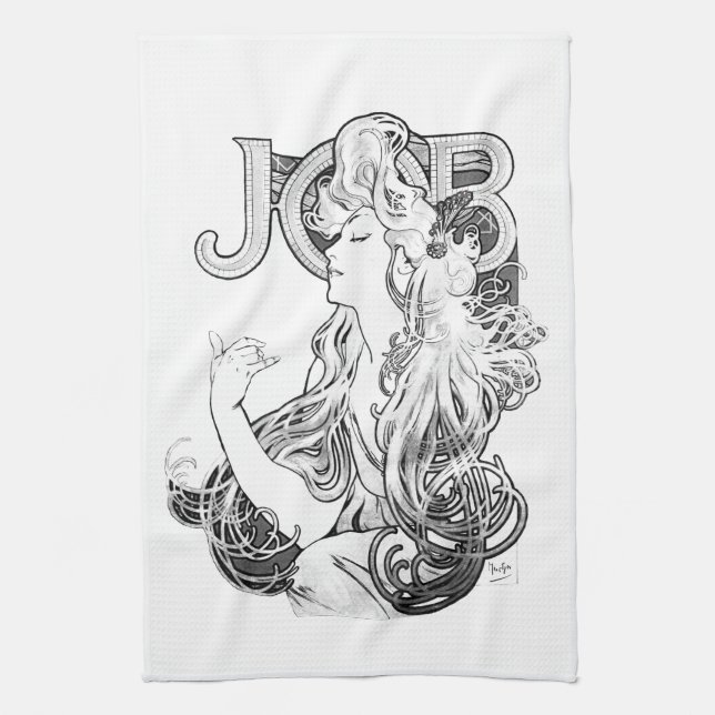 Paño De Cocina ISOGS de Alphonse Mucha JOB (Vertical)