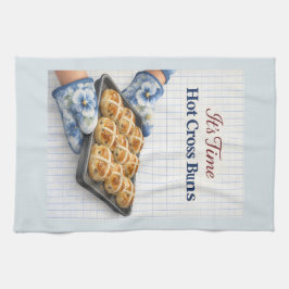 Paño De Cocina It’s Time – Hot Cross Buns Easter Towel