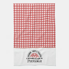 Paño De Cocina Italian Pizzeria Checkered Plaid 