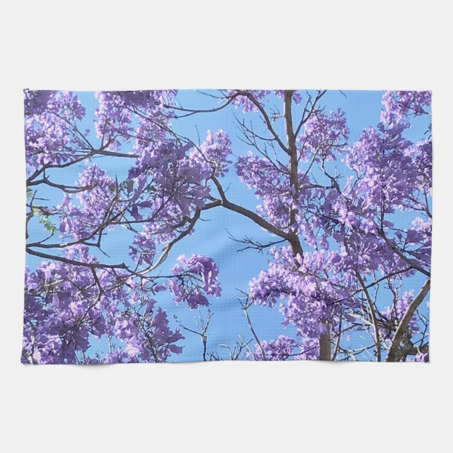 Paño De Cocina Jacaranda Blossoms (Horizontal)