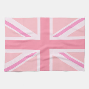Paño De Cocina Jack/bandera de unión rosada