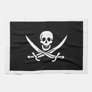 Paño De Cocina Jack Rackham; Jolly Roger Flag; Pirate