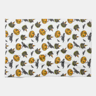 Paño De Cocina Jack y gato retro